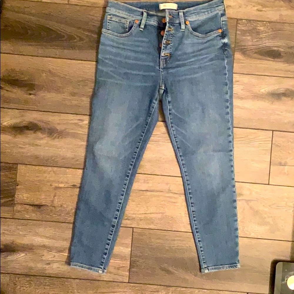 NWT Madewell 9inch mid rise skinny crop